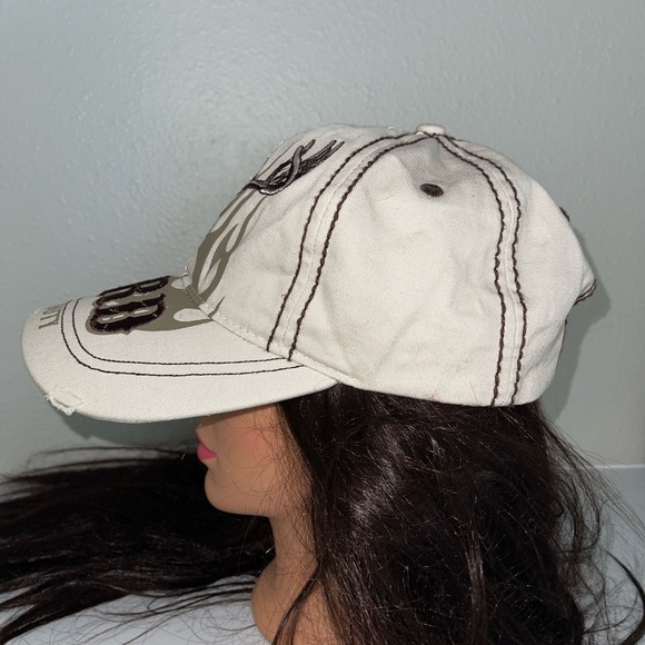 Ford Super Duty Beige Cap with Deer Skull Design - Picture 4 of 9